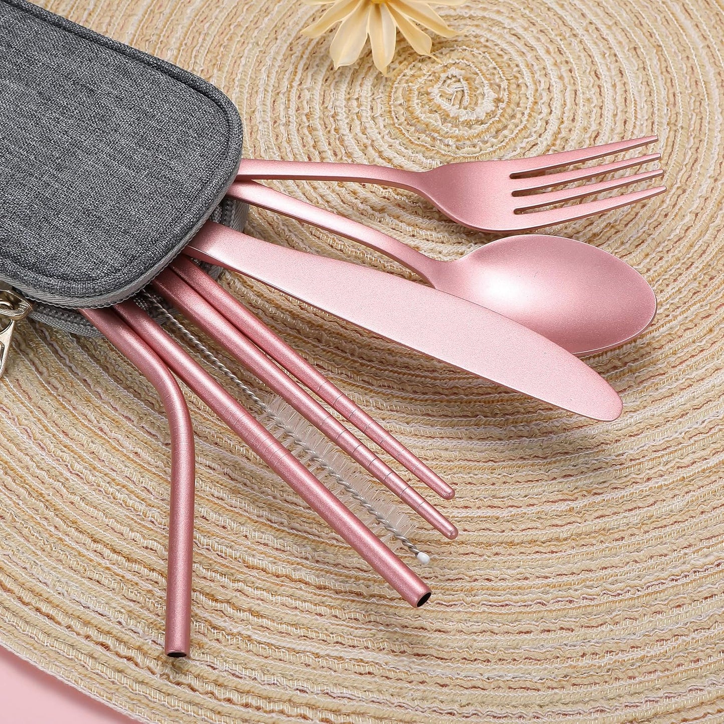 Durable portable cutlery for camping, picnics, and travel.