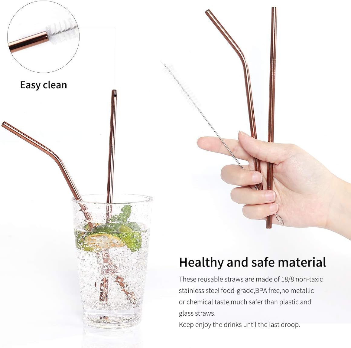 Stainless steel portable cutlery set, ideal for eco-conscious travelers.