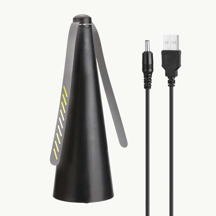 Battery-powered portable fly repellent fan for effective, chemical-free outdoor pest control