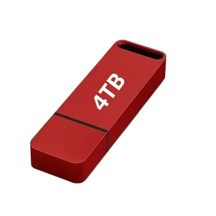 Ultimate 4TB portable USB 3.2 flash drive, providing high-speed, secure, waterproof, and shockproof data storage.