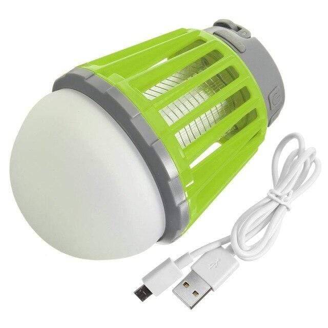 Efficient mosquito killer lamp and LED lantern for outdoor adventures and pest control