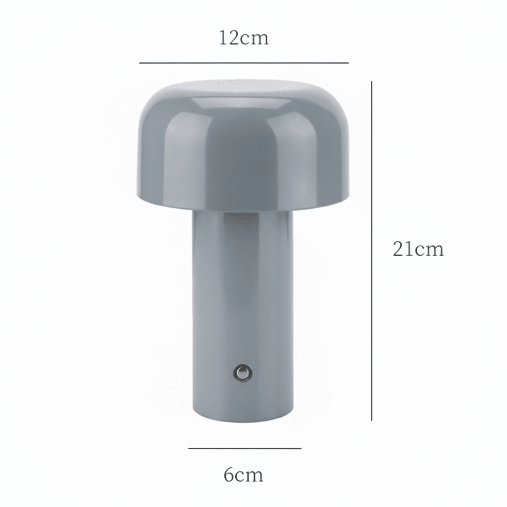 Portable USB table lamp illuminating a room, a modern accent & mood light.