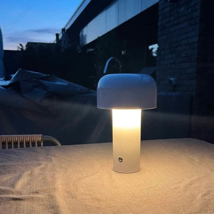 Contemporary USB rechargeable table lamp, perfect for portable mood lighting.