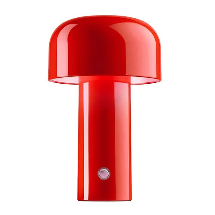 Rechargeable USB table lamp for soft mood lighting & modern bedroom accent.