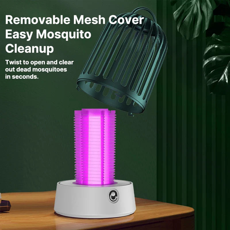 Travel accessory: a small, efficient UV mosquito killer lamp, ready for any adventure.