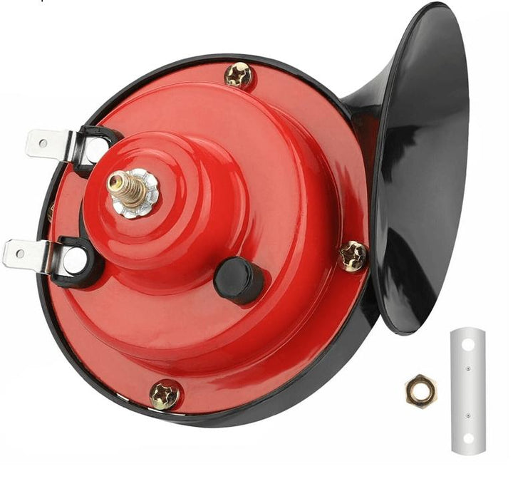 Universal 300 dB car horn, suitable for trucks, motorcycles, and marine applications. High-visibility sound.