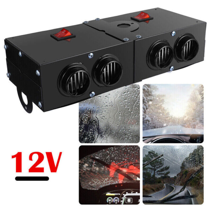 Quick defrosting and warm vehicle interior with this powerful 500W electric car heater.