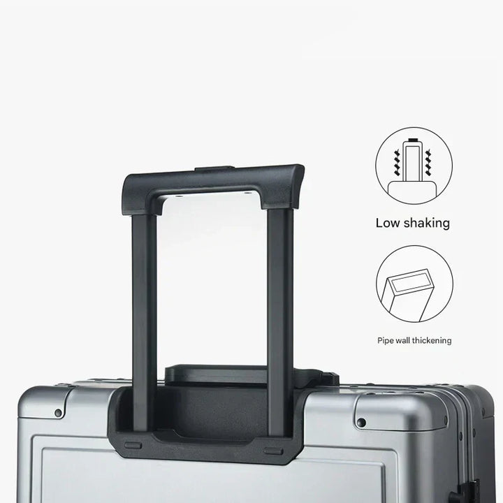 High-quality aluminum hardshell luggage with TSA lock, durable & lightweight for all your travel adventures.