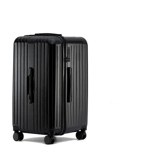 Premium hardshell expandable travel suitcase, Milano Voyager, for durable and modern trips.