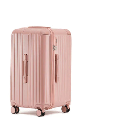 Modern Milano Voyager hardshell travel suitcase with USB charger for convenient tech-friendly trips.