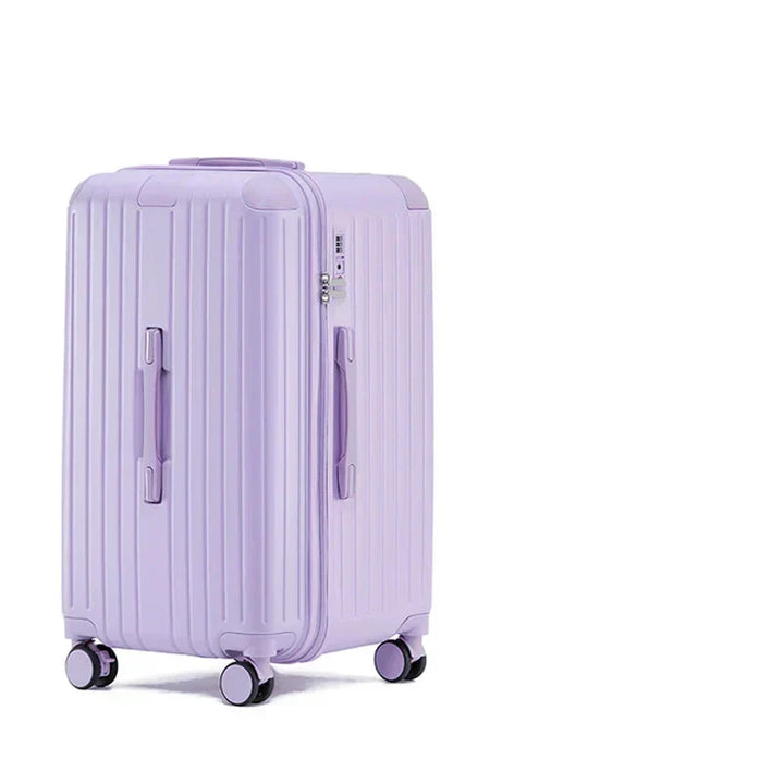 Milano Voyager premium hardshell expandable suitcase with TSA lock for secure and convenient travel.