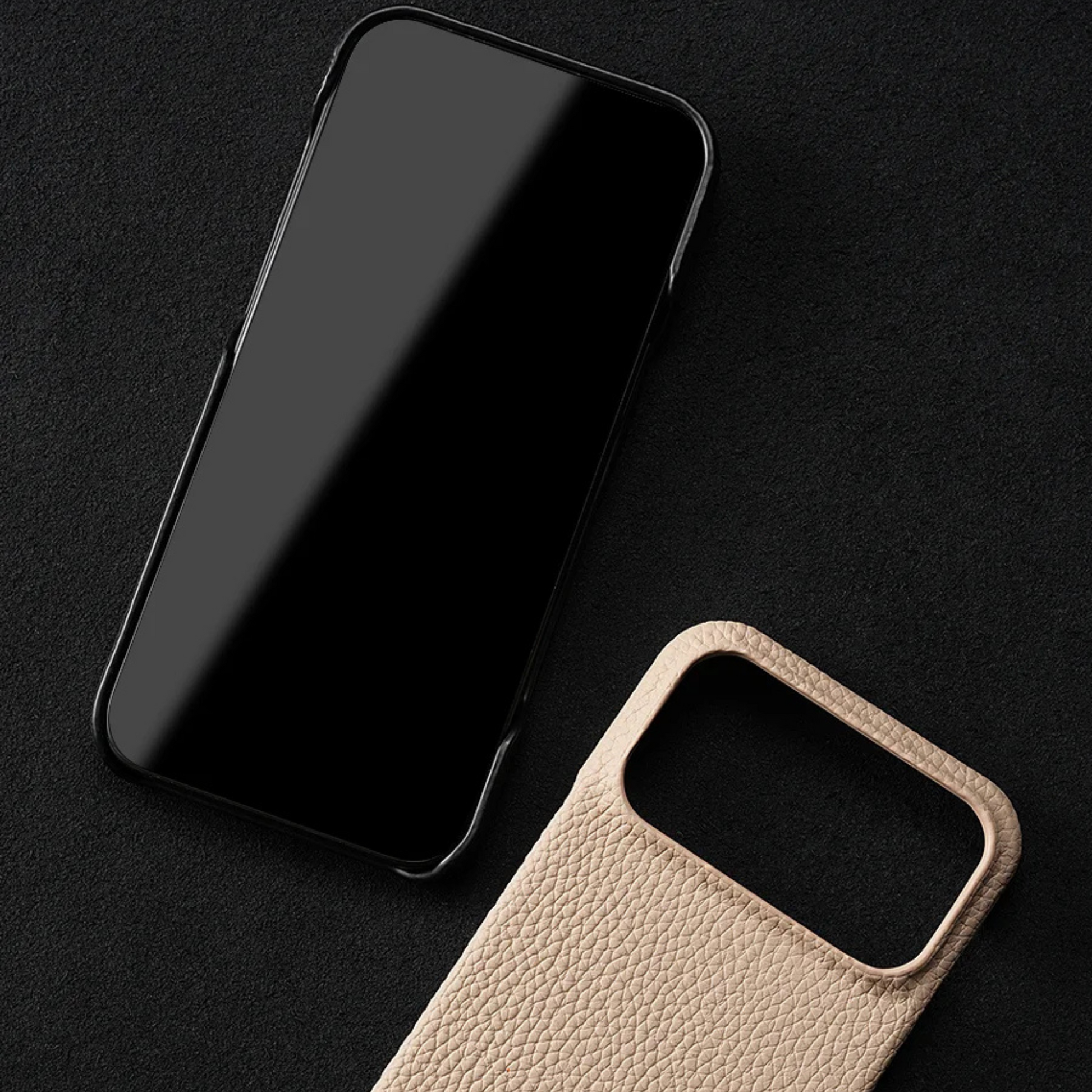 Protect your iPhone with this premium leather MagSafe case, slim yet shock absorbent.