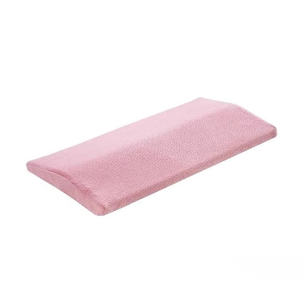 Breathable lumbar support pillow, ideal for sleeping comfort & posture support, providing back pain relief.