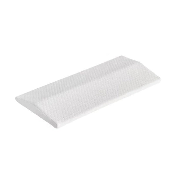 Premium breathable lumbar support pillow for beds, aiding spine alignment, posture, & providing back pain relief.