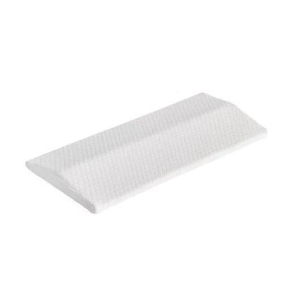 Premium breathable lumbar support pillow for beds, aiding spine alignment, posture, & providing back pain relief.