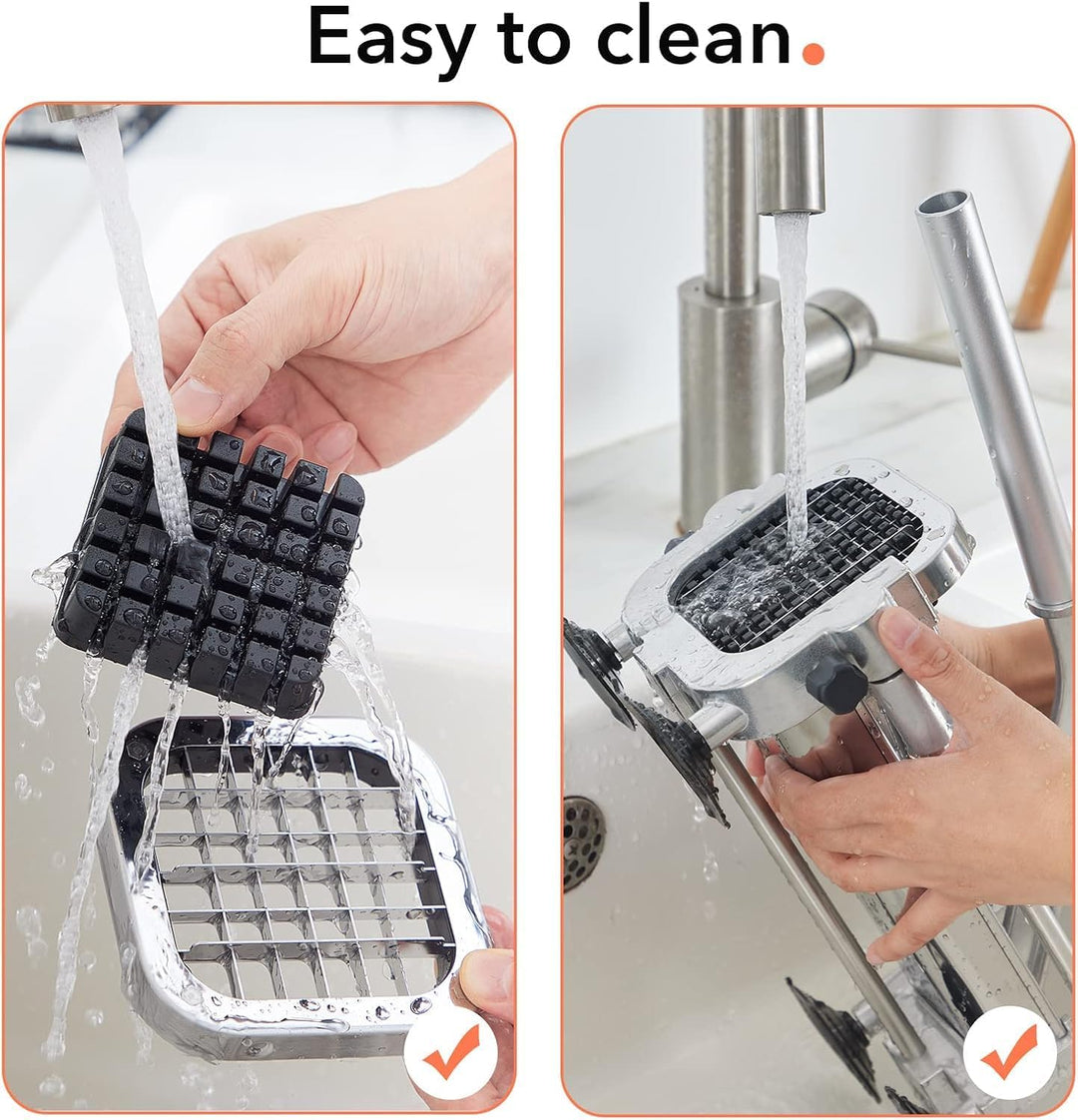 Professional-grade french fry cutter. A robust stainless steel kitchen tool for precise food prep.