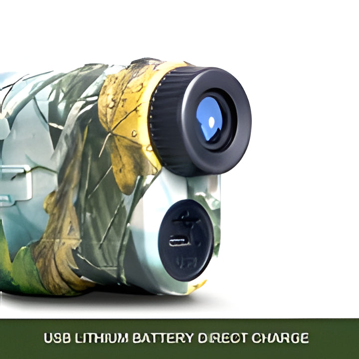 Unisex long-range hunting rangefinder, 3280ft precision optics, ideal for hunting, golf, and outdoor adventures.
