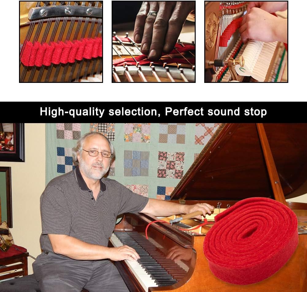 Detailed view of durable piano tuning tools & accessories, ideal for professional musical instrument adjustment.