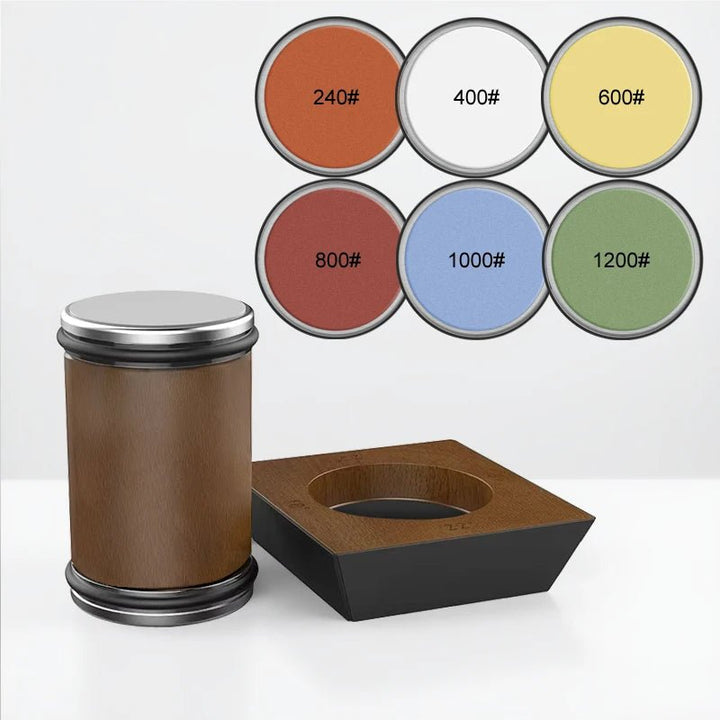 Multi-angle adjustable diamond sharpener, perfect for achieving precision on all blades.