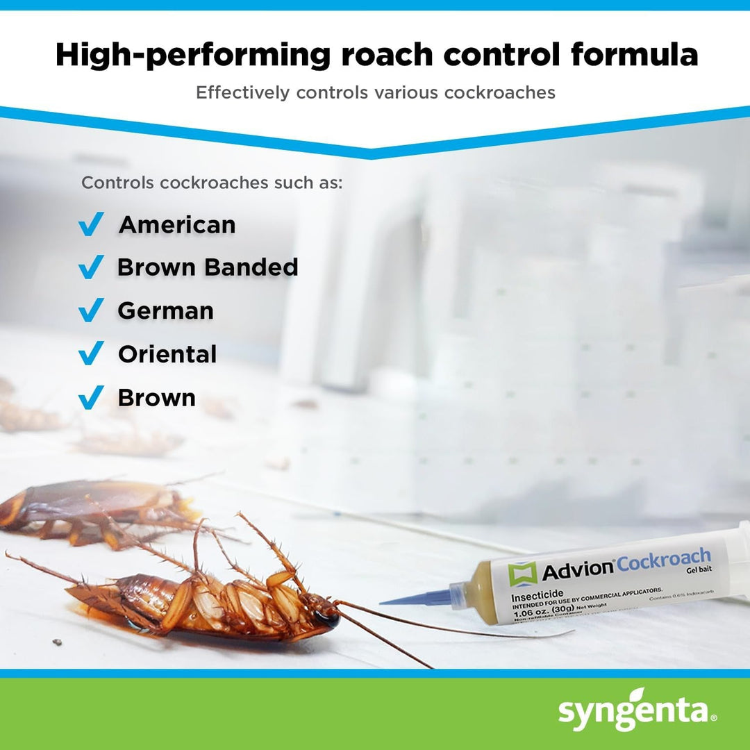 Potent cockroach gel bait syringe for quick and efficient insect elimination. Professional grade insecticide.