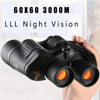 Professional HD hunting binoculars with long-range optics, ideal for spotting game and outdoor adventures.