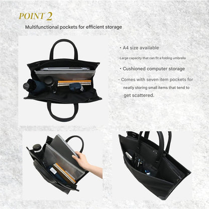 Sleek faux leather professional business briefcase, perfect for a modern unisex work or travel laptop bag.