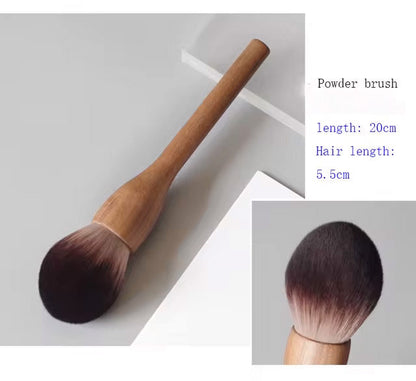 Premium professional vegan makeup brushes, durable walnut handles & soft synthetic bristles for expert results.