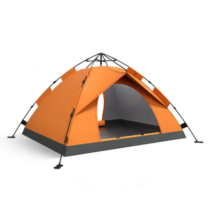 Portable pop-up camping tent with a fastpitch design, perfect for family outdoor gear.