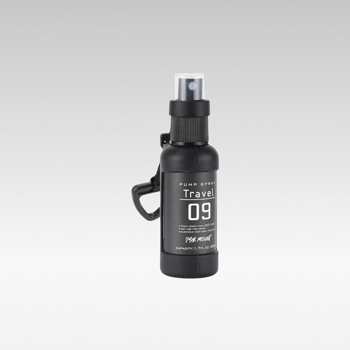 QuickMist Unisex Utility Spray Bottle Set, two portable refillable bottles for camping & hiking