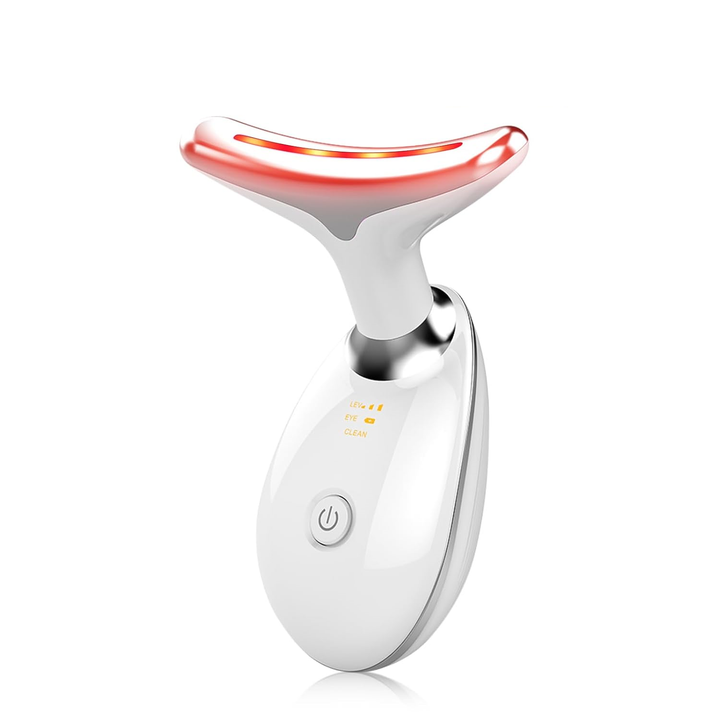 RadiantGlow 7-Color LED facial massager for skin rejuvenation, anti-aging, and improved complexion.