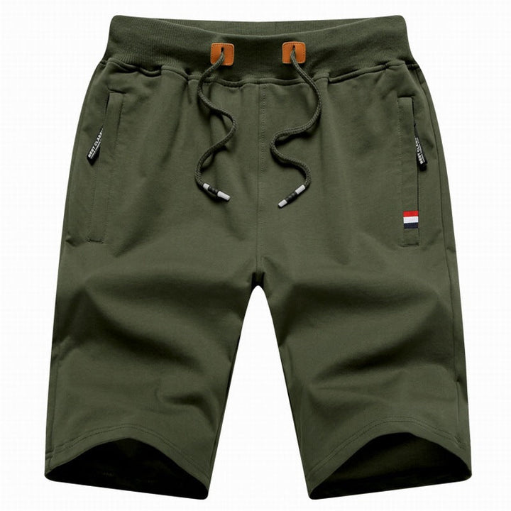 Casual men's summer shorts by Randy with secure zippered pockets, ideal for warm weather activities.