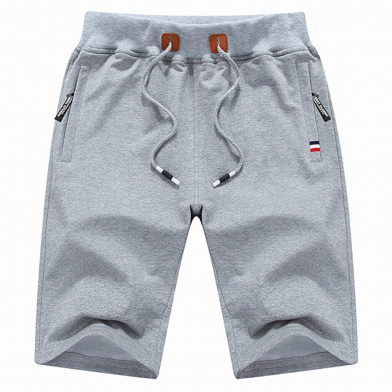 Back view of men's relaxed fit drawstring shorts, offering comfort and style for daily & active wear.