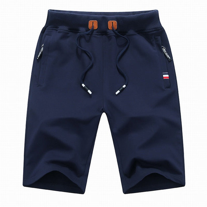 Close-up of Randy men's casual shorts fabric, highlighting soft material for ultimate comfort & style.