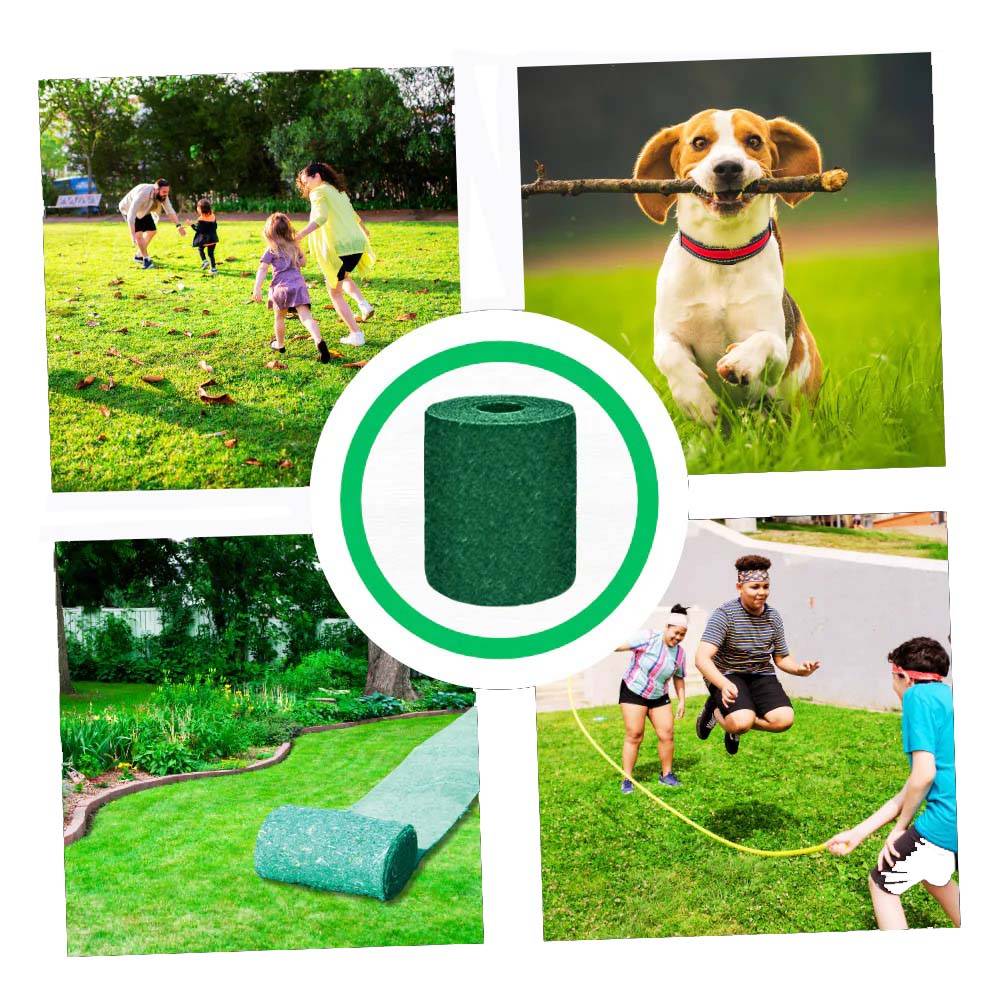 Quick Fix Grass Seed Mat for lush green lawns. Ideal for garden, landscaping, and erosion control.