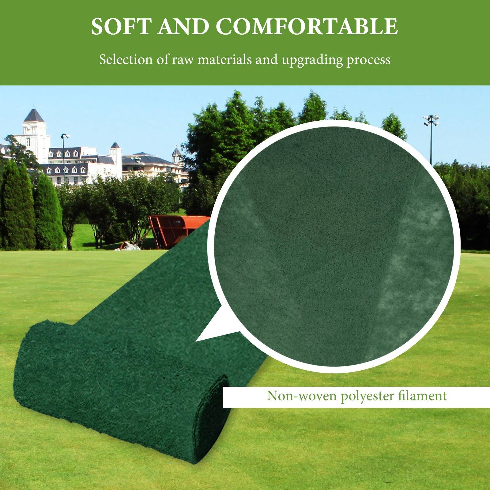 Biodegradable Green Lawn Seed Mat for effective lawn repair & moisture retention. All-season grass solution.