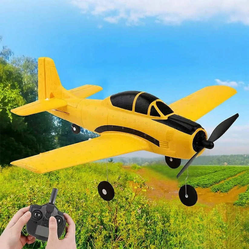 RC Fixed Wing Airplane with 6-axis gyro for stable, fun flight. Beginner-friendly EPP foam model.