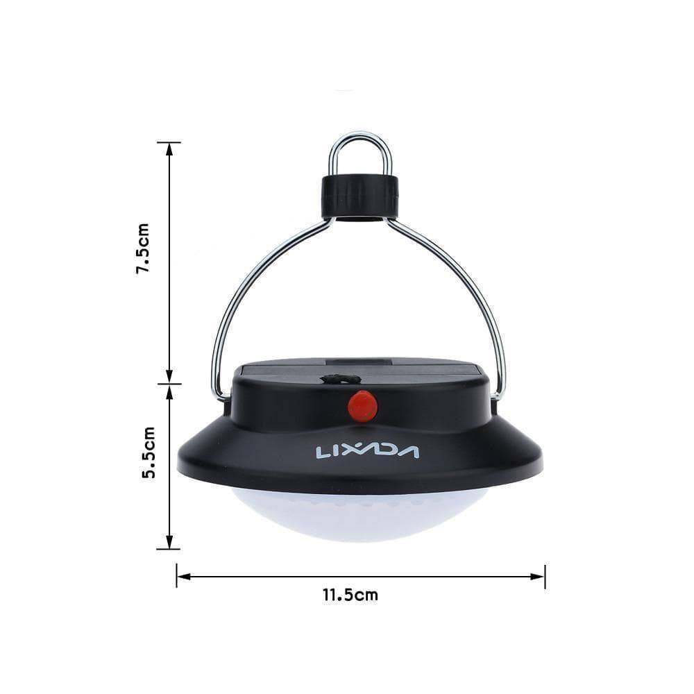 Compact rechargeable LED lantern for camping, outdoor light with durable lampshade
