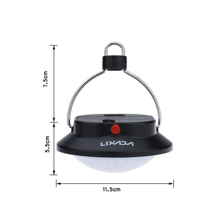 Compact rechargeable LED lantern for camping, outdoor light with durable lampshade