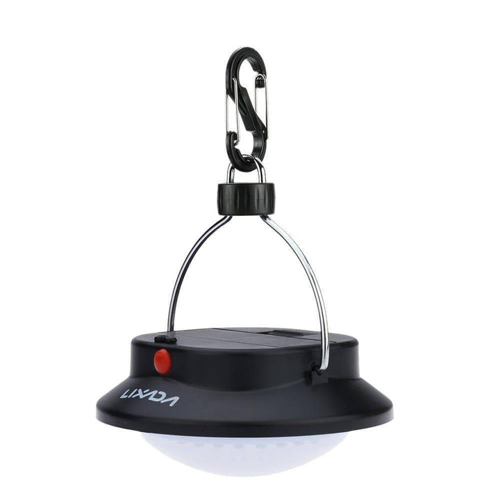 Rechargeable LED camping lantern, versatile for tents, patios, and emergency power outages