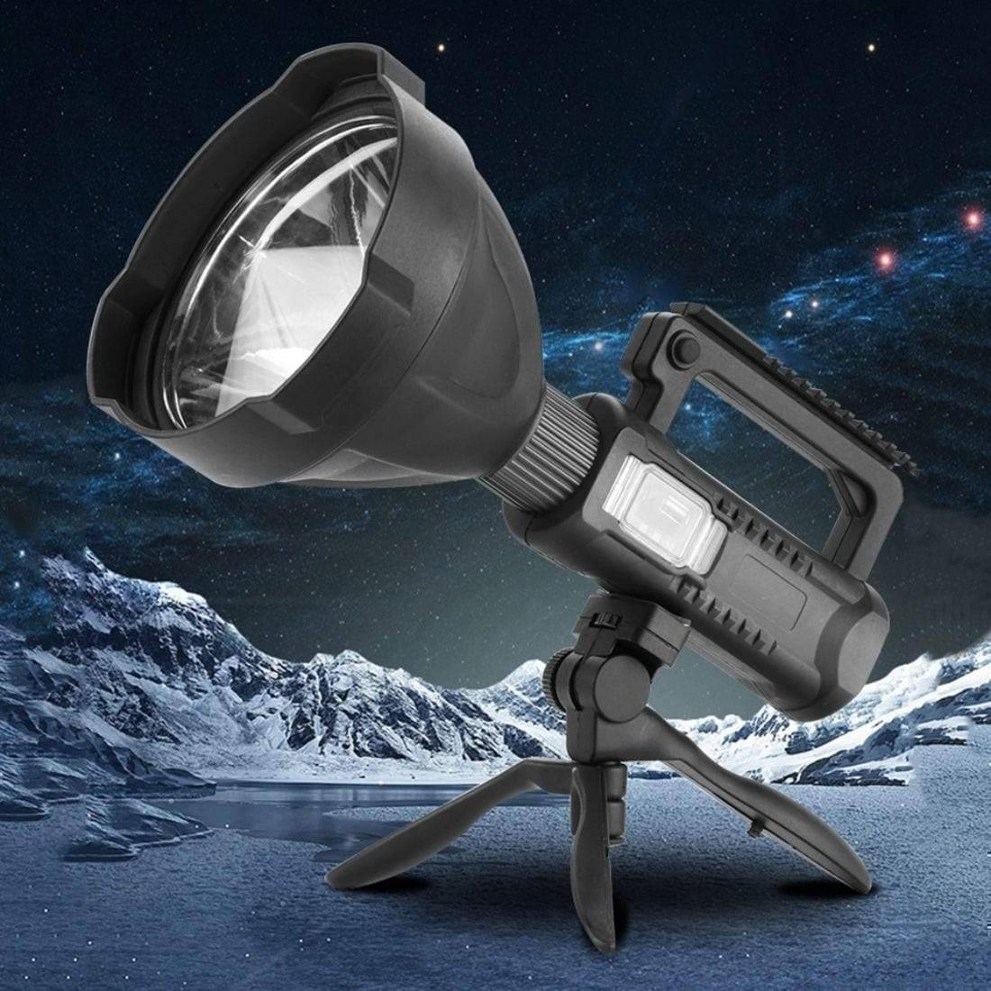 Camping rechargeable LED light, portable & waterproof, perfect for outdoor activities