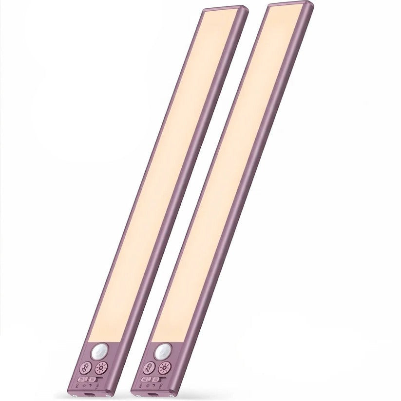 Bright LED under cabinet lighting for kitchens, magnetic, motion activated for convenient cooking.