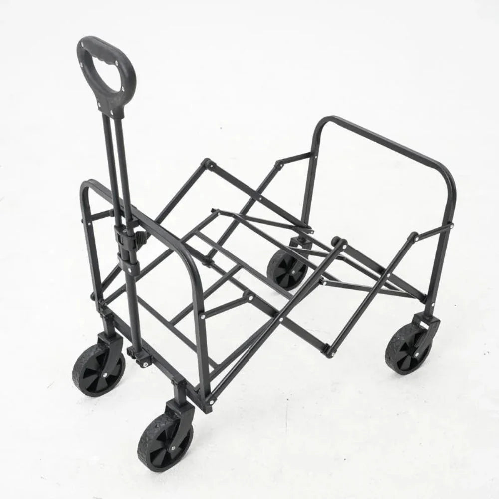 Multi-purpose collapsible wagon, a convenient storage solution for any outdoor adventure