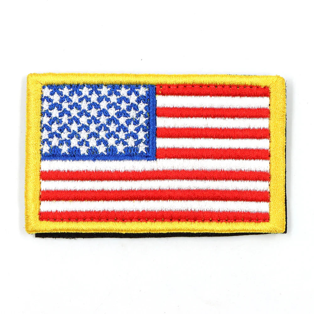 Close-up of the embroidered text 'SERVICE DOG' on a high-quality patch, pet identification detail