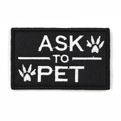 Yellow 'K9' dog patch, hook and loop, professional look for working dogs and tactical K9 gear