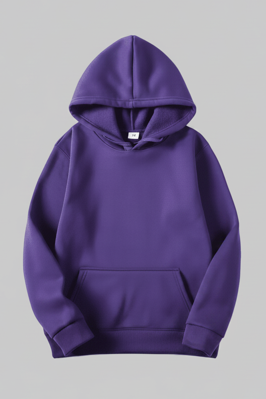 Close-up of a red unisex hooded sweatshirt, showcasing breathable fabric & comfort.