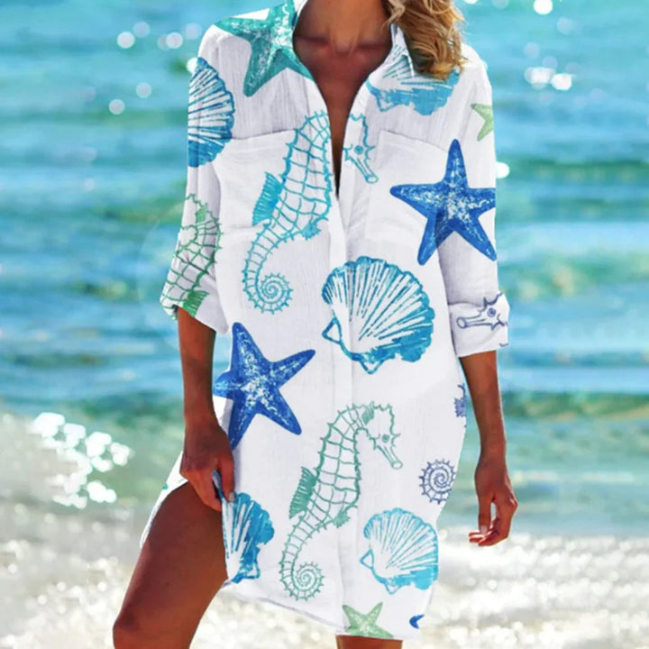 Versatile & chic women's short sleeve summer top. Ideal for everyday wear, spring fashion, or a casual blouse.