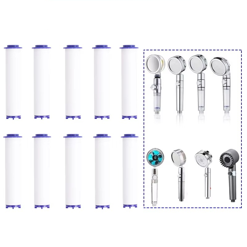Replacement shower filter cartridge. Removes chlorine, fluoride & hard water for healthy skin & soft hair.