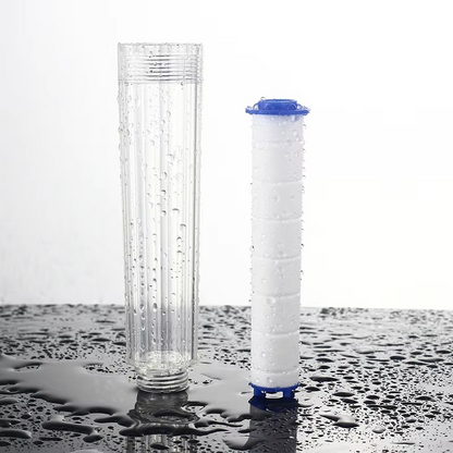 Easy-install replacement filter cartridge for shower head. Enjoy purified, soft water for better skin & hair.