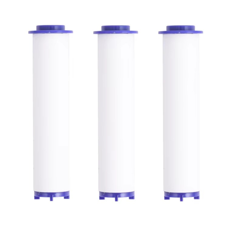 Essential shower filter cartridge for pure, soft water. Boosts skin & hair health by removing impurities.