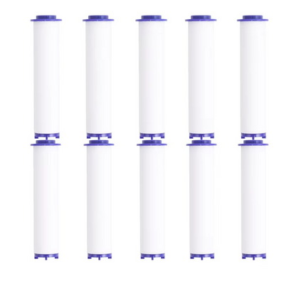 Premium replacement filter cartridge for shower. Delivers clean, soft water, enhancing your daily shower experience.